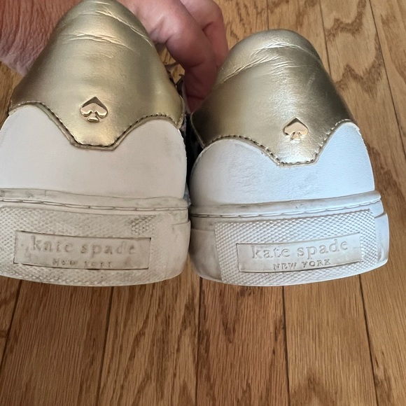 Kate Spade Dash White Leopard Print Sneaker Size 8.5B - Picture 9 of 9